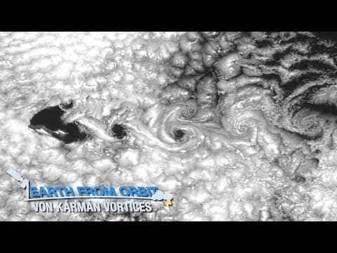 YouTube thumbnail for Earth from Orbit: von Kármán Vortices