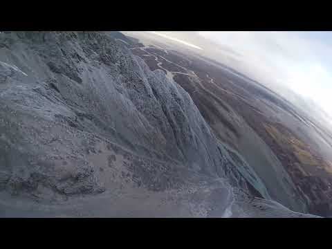 YouTube thumbnail for Mountain Surfing with my flying wing