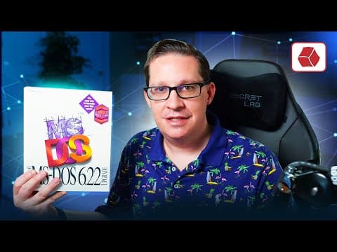 YouTube thumbnail for Old School MS-DOS Commands for DFIR