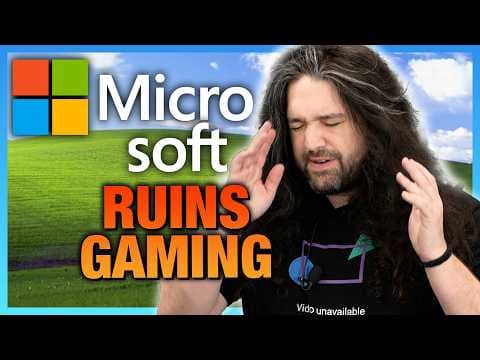 YouTube thumbnail for Microsoft’s Terrifying New Patent | LG-Style ACR for Games & Software