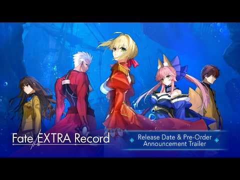 YouTube thumbnail for Fate/Extra Record Releases 28 Jan 2027