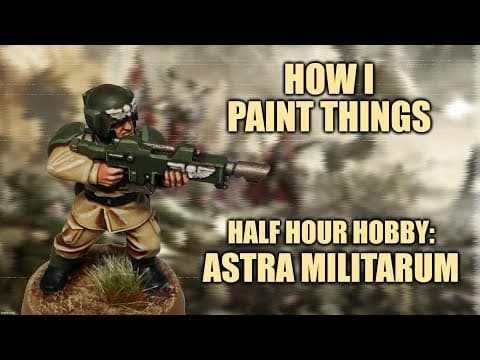 YouTube thumbnail for Sonic Sledgehammer - How to paint a guardsman