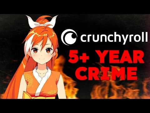YouTube thumbnail for Crunchyroll just Committed a Federal Crime.