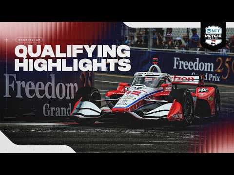 YouTube thumbnail for Qualifying Highlights | 2026 INDYCAR at Washington, D.C.
