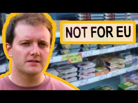 YouTube thumbnail for Britain's "Brexit labels" are about to disappear