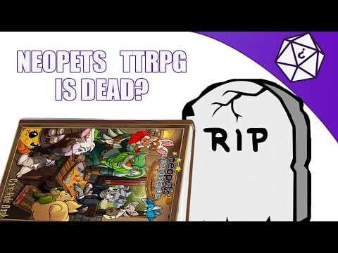 YouTube thumbnail for The Neopets TTRPG situation is dire
