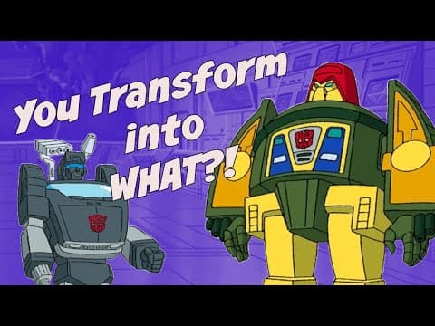 YouTube thumbnail for A transformers comedy dub