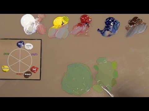 YouTube thumbnail for How to Match Any Color with Oil Paint