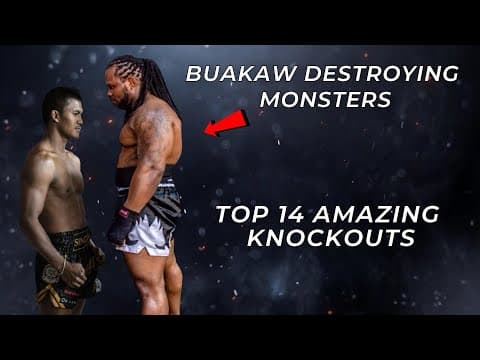 YouTube thumbnail for Lawrence Kenshin - Buakaw's Brutal Knockouts Destroying Monsters