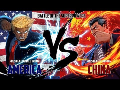 YouTube thumbnail for If America vs China was an Anime