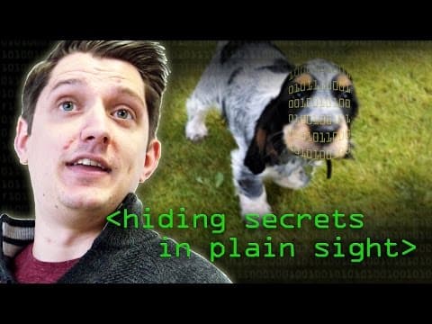 YouTube thumbnail for Secrets Hidden in Images (Steganography) - Computerphile [12:13]