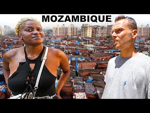 YouTube thumbnail for Walking the Crazy Streets of Mozambique (not safe)