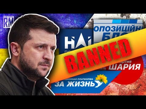 YouTube thumbnail for Zelensky Bans Opposition Parties in Ukraine!