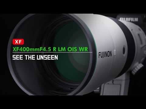 YouTube thumbnail for FUJINON XF400mmF4.5 R LM OIS WR Promotional Video / FUJIFILM
