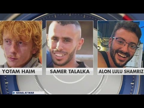 YouTube thumbnail for Israel kills 3 of its own hostages who approached soldiers while shirtless and holding white flags