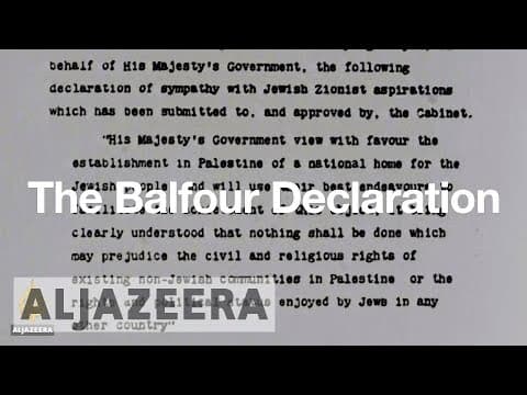 YouTube thumbnail for The Balfour Declaration explained