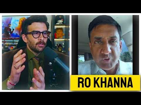 YouTube thumbnail for HasanAbi Interviews Ro Khanna About His West Bank Visit, Detention