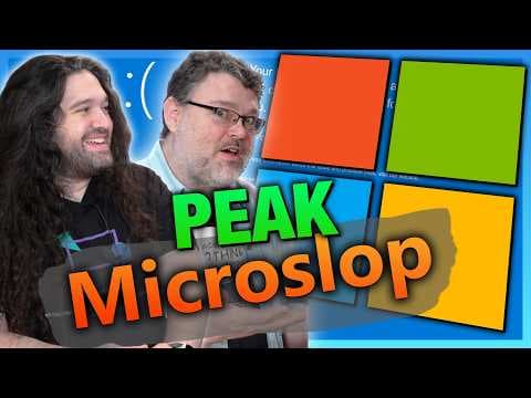 YouTube thumbnail for Peak Microslop