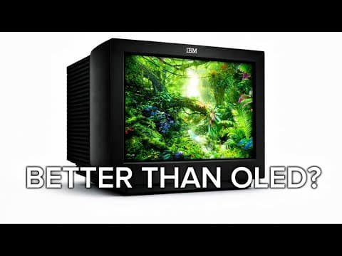 YouTube thumbnail for Modern Games Look UNBELIEVABLE on CRT Monitors