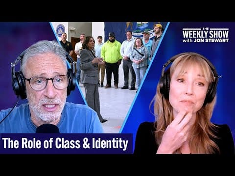 YouTube thumbnail for Jon Stewart on the Divide Between Dems and the Working Class with Sarah Smarsh [53:15]