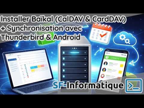 YouTube thumbnail for Installer un serveur Baïkal (CalDAV & CardDAV) + Synchronisation avec Thunderbird & Android