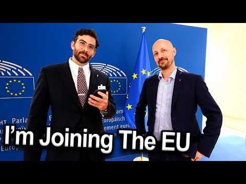 YouTube thumbnail for Touring European Union Parliament in Belgium | Full Interview with Marc Botenga