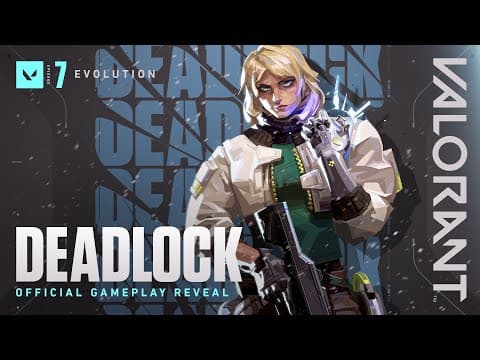 YouTube thumbnail for [Valorant] Deadlock Official Gameplay Reveal