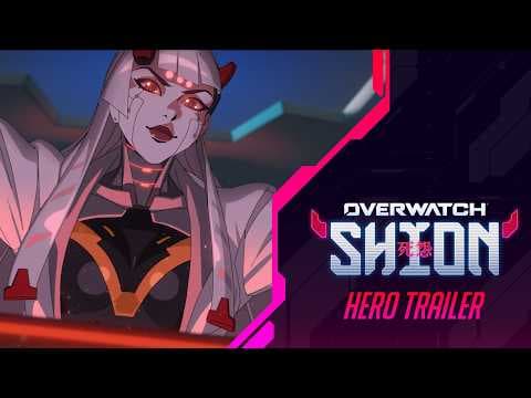 YouTube thumbnail for [Blizzard] End of the Line | Shion Hero Trailer (New DPS Hero)