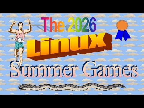 YouTube thumbnail for The 2026 Linux Summer Games - Dankpods compares performance in games across Windows and Linux on 12 machines