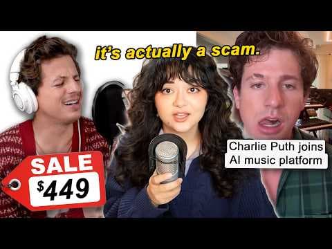 YouTube thumbnail for I took Charlie Puth's AI music class so you don't have to - YouTube