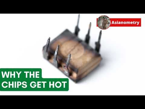 YouTube thumbnail for [Asianometry] Why the Chips Get Hot