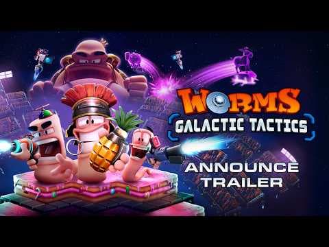 YouTube thumbnail for Worms: Galactic Tactics | Announce Trailer