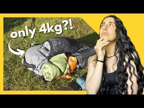 YouTube thumbnail for Inside an ULTRALIGHT BACKPACK for 4000km (with gear list) - sub ITA