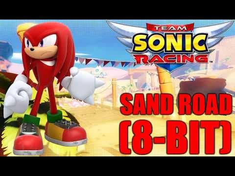 YouTube thumbnail for Team Sonic Racing - Sand Road [Full mix] (8-bit)
