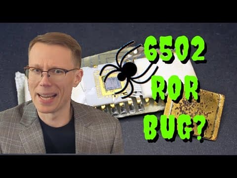 YouTube thumbnail for The 6502 Rotate Right Myth | TubeTimeUS