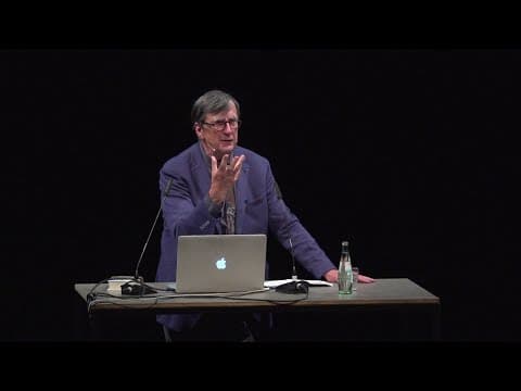 YouTube thumbnail for Lecture on the Anthropocene by Bruno Latour
