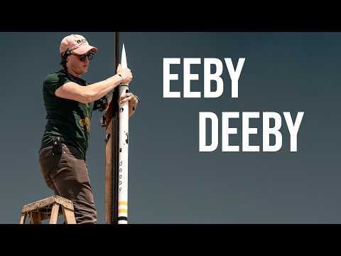 YouTube thumbnail for [Video] I Sent a 2 Stage Rocket to Mach 3