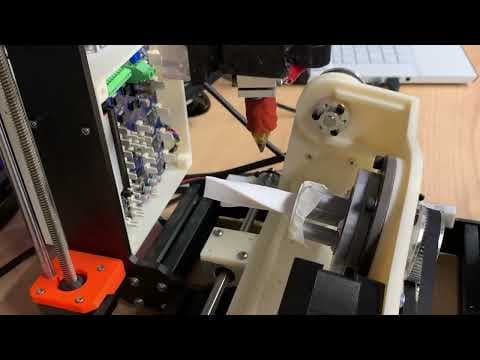YouTube thumbnail for Supportless 5-axis 3D printing using Prusa i3 with open5x