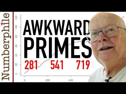 YouTube thumbnail for Awkward Primes - Numberphile - YouTube