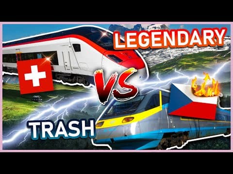 YouTube thumbnail for Swiss Rail is just better.