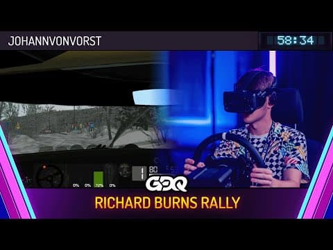 YouTube thumbnail for Richard Burns Rally at AGDQ 2026