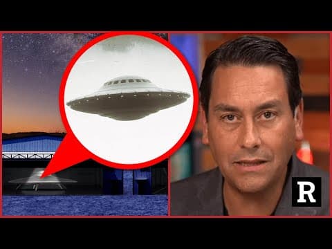 YouTube thumbnail for ALIEN BODIES! Video evidence of U.S. held UFO handed over to journalists | Redacted w Clayton Morris
