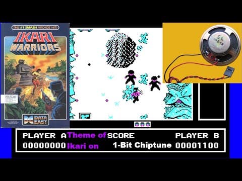 YouTube thumbnail for Ikari Warriors [PC Booter] Theme of Ikari on IBM PC Speaker