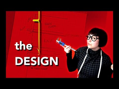 YouTube thumbnail for How to design an open source knitting machine | (54 mins)