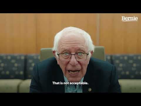 YouTube thumbnail for “I disagree with Kamala’s position on the war in Gaza. How can I vote for her?” Here is my answer: - YouTube (Bernie Sanders)