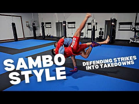 YouTube thumbnail for Jeff Chan - Defending Strikes into Takedowns (SAMBO Techniques)
