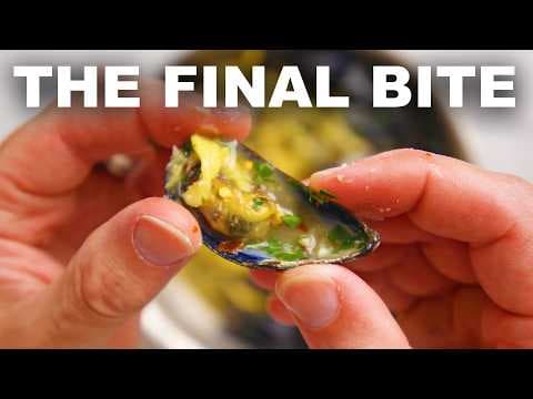 YouTube thumbnail for Home made pasta + Mussles