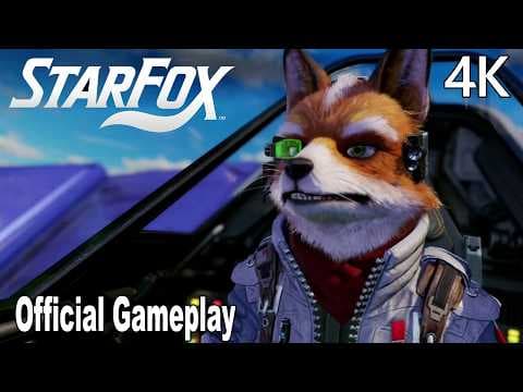 YouTube thumbnail for StarFox (N64 Remake) Gameplay Reveal