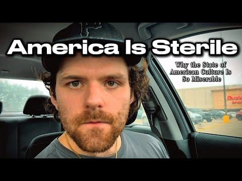 YouTube thumbnail for American Culture Has Been Crushed By Existential Dread
