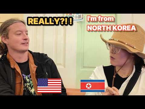 YouTube thumbnail for North Korean defector confronts her fear of Americans
